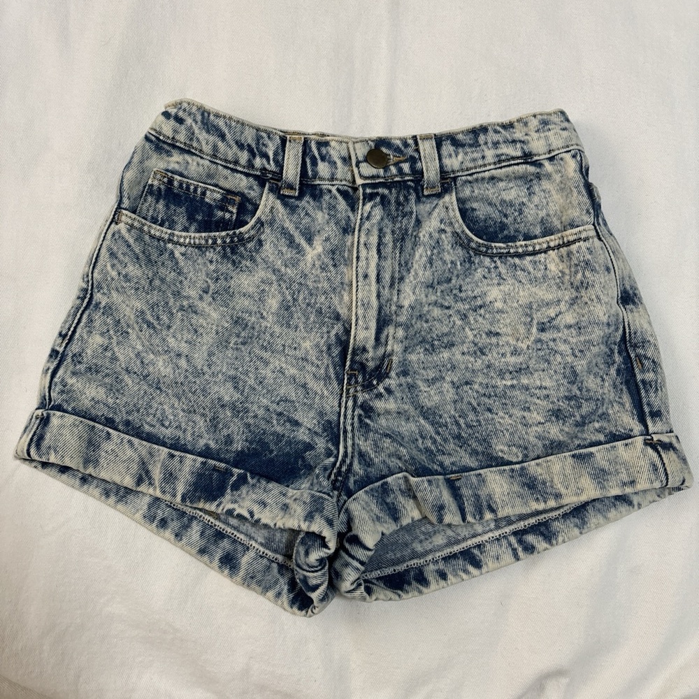 american apparel jean shorts